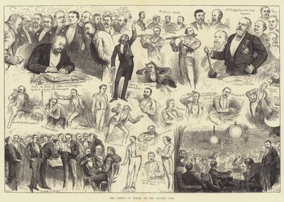 Książę Walii w Savage Club autorstwa Harry Furniss
